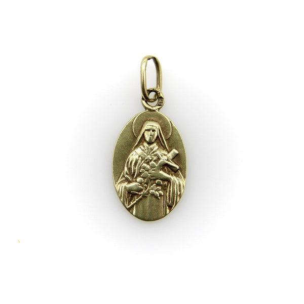 Vintage 14K Gold Mary Mother of God Pendant jewelry Kirsten's Corner 