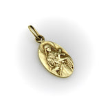 Vintage 14K Gold Mary Mother of God Pendant jewelry Kirsten's Corner 