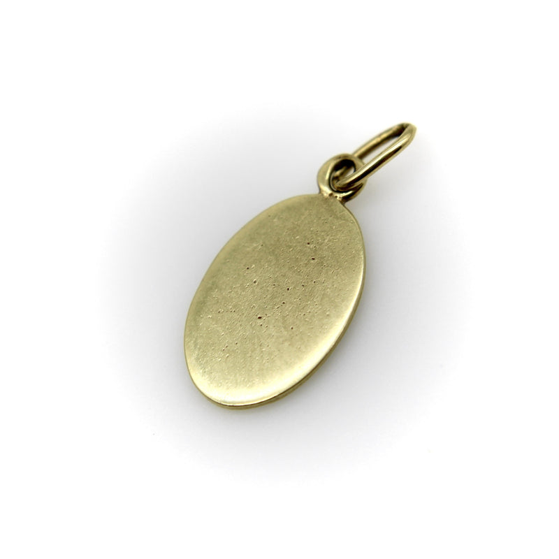 Vintage 14K Gold Mary Mother of God Pendant jewelry Kirsten's Corner 