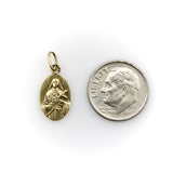Vintage 14K Gold Mary Mother of God Pendant jewelry Kirsten's Corner 