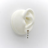 14K Gold Floating Diamond Dangle Earrings Earrings Kirsten's Corner 