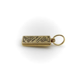 14K Gold Mechanical Enamel Happy Birthday Charm Kirsten's Corner 