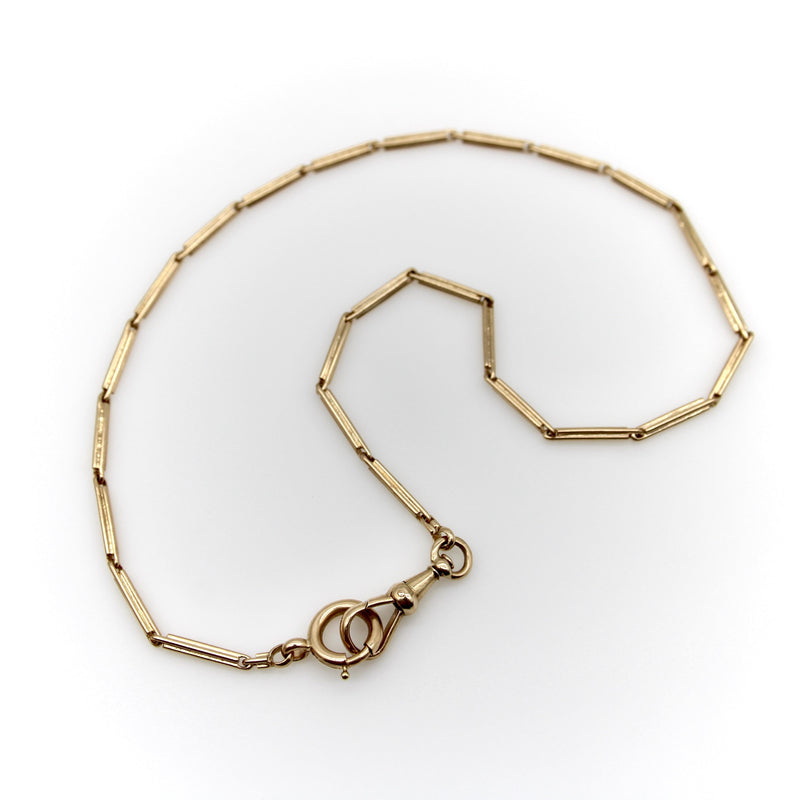 14K Gold Edwardian Austro-Hungarian Watch Chain jewelry Kirsten's Corner 