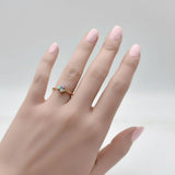 Victorian 14K Gold Opal 3-Leaf Clover Ring ring Kirsten's Corner 