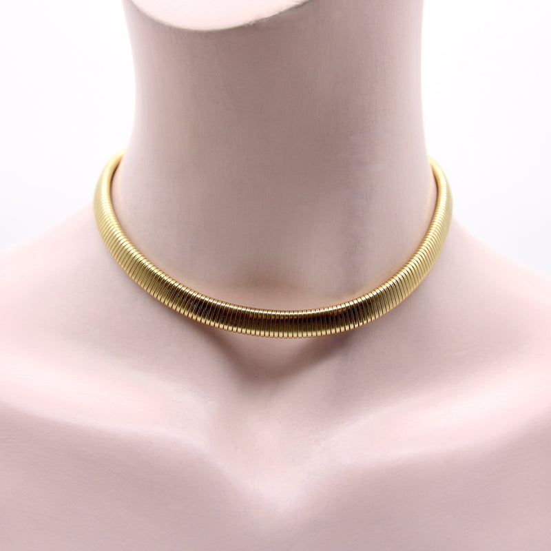 Vintage 14K Gold Tubogas Necklace or Bracelet necklace Kirsten's Corner 
