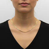 Vintage 14K Gold Squared Wheat Chain Chain Kirsten's Corner 