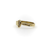14K Gold Diamond Edwardian-Inspired Lucky Nail Ring RING Kirsten's Corner 