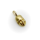18K Gold Vintage Smiling Baby Face Charm / Pendant jewelry Kirsten's Corner 