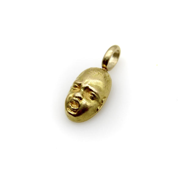 18K Gold Vintage Crying Baby Face Charm / Pendant jewelry Kirsten's Corner 