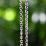 Vintage Sterling Silver Brother Wolf 34” Chain