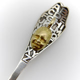 18K Gold Vintage Smiling Baby Face Charm / Pendant jewelry Kirsten's Corner 