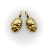 18K Gold Vintage Smiling Baby Face Charm / Pendant jewelry Kirsten's Corner 