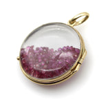 14K Gold Victorian Ruby-Filled Shaker Locket Kirsten's Corner 