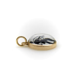 14K Gold Edwardian Essex Crystal Pendant of Chimney Sweep jewelry Kirsten's Corner 