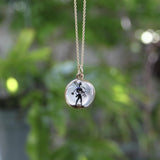 14K Gold Edwardian Essex Crystal Pendant of Chimney Sweep jewelry Kirsten's Corner 