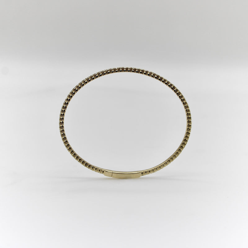 14K Gold Flexible Diamond Bangle jewelry Kirsten's Corner 