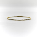 14K Gold Flexible Diamond Bangle jewelry Kirsten's Corner 