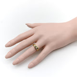 14K Gold Signature Heart Signet Ring with Heart-Shaped Diamond ring Kirsten's Corner 
