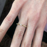 18K Gold Baguette Diamond Eternity Band RING Kirsten's Corner 