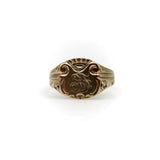 Victorian 10K Gold Austro-Hungarian Men’s Signet Ring jewelry Kirsten's Corner 
