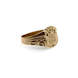 Victorian 10K Gold Austro-Hungarian Men’s Signet Ring jewelry Kirsten's Corner 