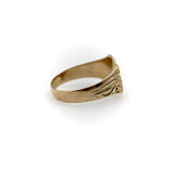 Victorian 10K Gold Austro-Hungarian Men’s Signet Ring jewelry Kirsten's Corner 