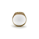 Victorian 10K Gold Austro-Hungarian Men’s Signet Ring jewelry Kirsten's Corner 