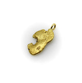Vintage 22K Gold Nugget Pendant with Pac-Man Resemblance Pendant, Charm Kirsten's Corner 