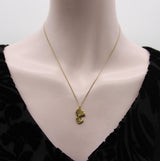 Vintage 22K Gold Nugget Pendant with Pac-Man Resemblance Pendant, Charm Kirsten's Corner 