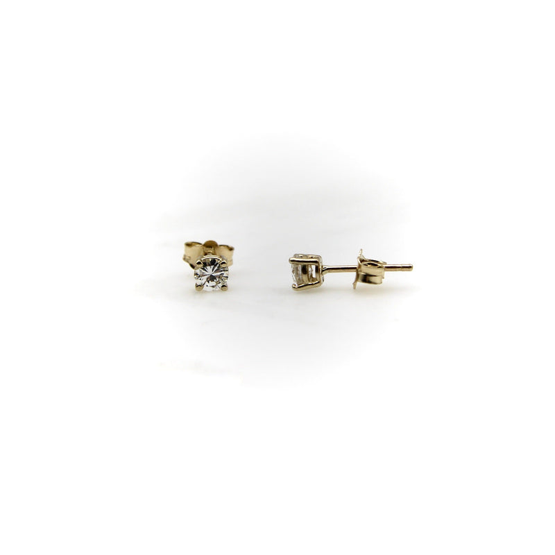 14K Gold .45 of a Carat Diamond Stud Earrings Earrings Kirsten's Corner 