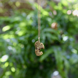 Vintage 22K Gold Nugget Pendant with Pac-Man Resemblance Pendant, Charm Kirsten's Corner 
