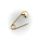 Mid-Century Modern 14K Gold Safety Pin jewelry Kirsten's Corner 