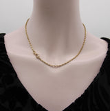 Victorian 14K Gold Austro-Hungarian 17” Biker Link Chain Chain Kirsten's Corner 