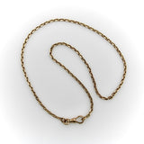 Victorian 14K Gold Austro-Hungarian 17” Biker Link Chain Chain Kirsten's Corner 