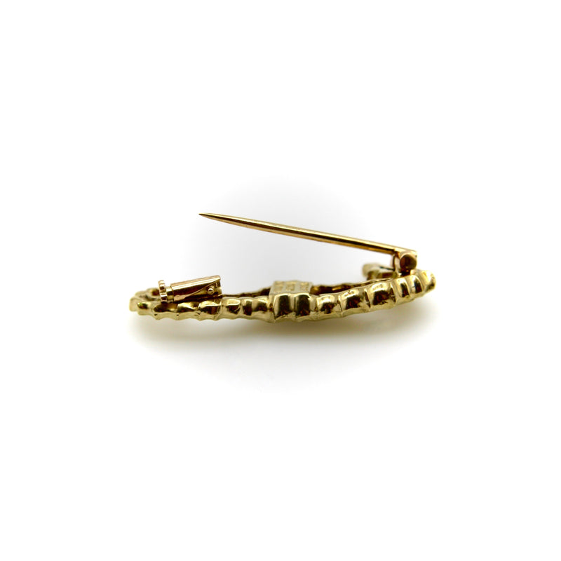 Vintage 18K Gold Cartier Seahorse Brooch Cartier 