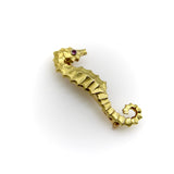 Vintage 18K Gold Cartier Seahorse Brooch Cartier 