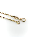 Victorian 14K Gold Austro-Hungarian 17” Biker Link Chain Chain Kirsten's Corner 