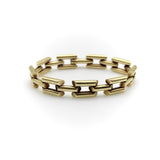 Retro 14K Gold Tiffany & Co. Small Tank Line Bracelet Bracelet Kirsten's Corner 