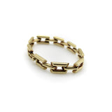 Retro 14K Gold Tiffany & Co. Small Tank Line Bracelet Bracelet Kirsten's Corner 