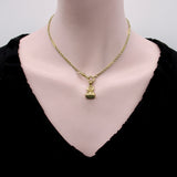 Georgian Cased Gold Fob with Chalcedony Stone Insignia (Truth) jewelry Kirsten's Corner 