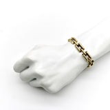 Retro 14K Gold Tiffany & Co. Small Tank Line Bracelet Bracelet Kirsten's Corner 