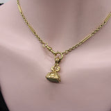 Georgian Cased Gold Fob with Chalcedony Stone Insignia (Truth) jewelry Kirsten's Corner 