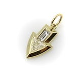 Signature 18k Gold Diamond Arrow Pendant Pendant, Charm Kirsten's Corner 
