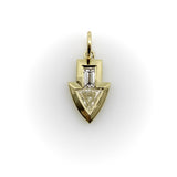 Signature 18k Gold Diamond Arrow Pendant Pendant, Charm Kirsten's Corner 