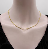 Vintage 18K Gold 18” Fancy Link Chain Chain Kirsten's Corner 
