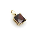 Signature 14K Gold Mounted Fancy Cut Tanzanian Garnet Pendant Pendant, Charm Kirsten's Corner 