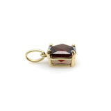 Signature 14K Gold Mounted Fancy Cut Tanzanian Garnet Pendant Pendant, Charm Kirsten's Corner 