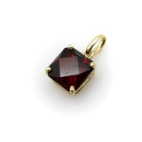Signature 14K Gold Mounted Fancy Cut Tanzanian Garnet Pendant Pendant, Charm Kirsten's Corner 