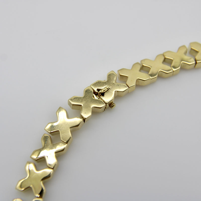 Vintage 18K Gold Tiffany & Co. X Necklace by Angela Cummings jewelry Tiffany & Co. 