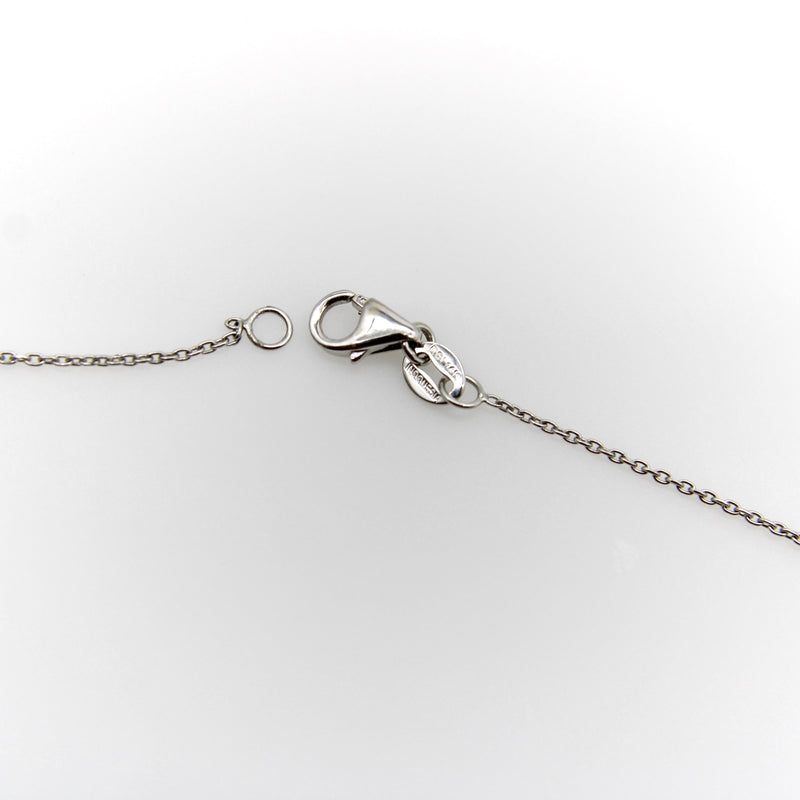 14K White Gold Diamond Encrusted Horseshoe Pendant jewelry Kirsten's Corner 